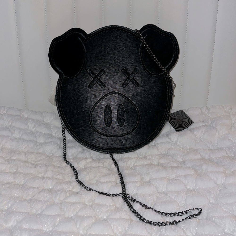 Jeffery Star x Shane Dawson Side Body Pig Purse Black